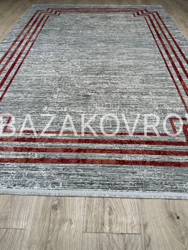Ковер PANAMA 7764 GRAY / BORDO фото 3