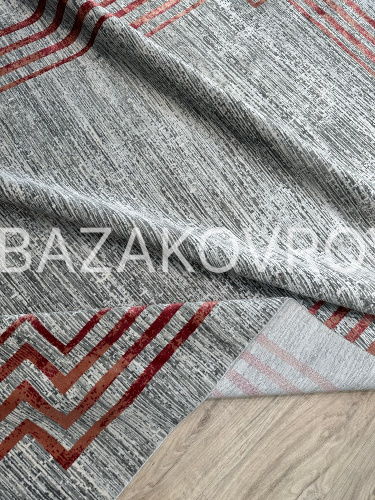 Ковер PANAMA 7764 GRAY / BORDO фото 4