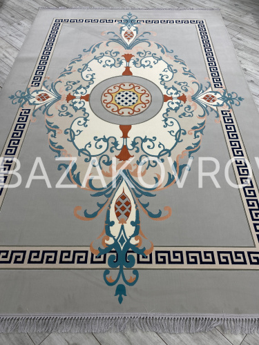 Ковер ASHRAFI LUX 1502 SILVER/BLUE фото 2