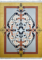 Ковер ASHRAFI LUX 1504 SILVER/PINK