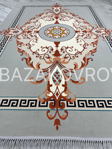 Ковер ASHRAFI LUX 1502 SILVER/PINK фото 2