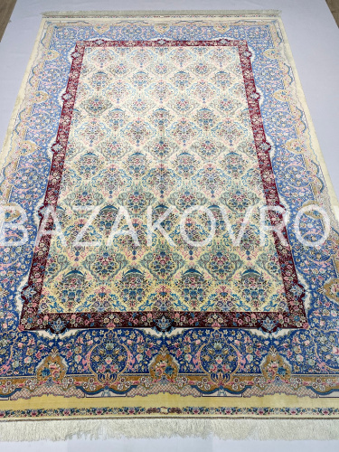 Авторский ковер 5518 YELLOW CREAM NAVY BLUE фото 2