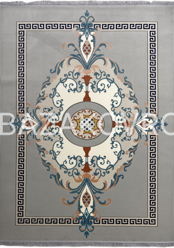 Ковер ASHRAFI LUX 1502 SILVER/BLUE